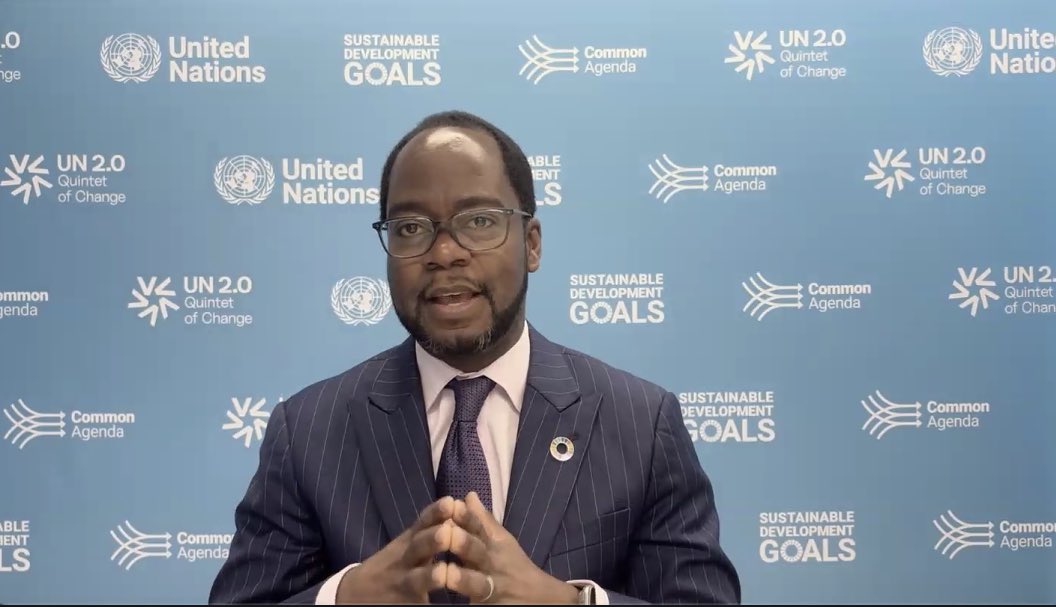 c4unwn's tweet photo. Happening Now: @thembakalua of  @UN EOSG and Director of #PactforTheFuture implementation explains that “Civil society engagement in these processes ensure that regional perspectives share global implementation, and that Pact commitments are informed by communities' realities" https://t.co/FJ7VTYig4R
