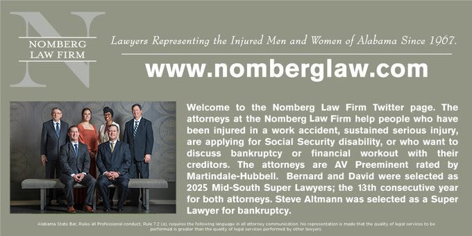 Nomberg Law Firm tweet media