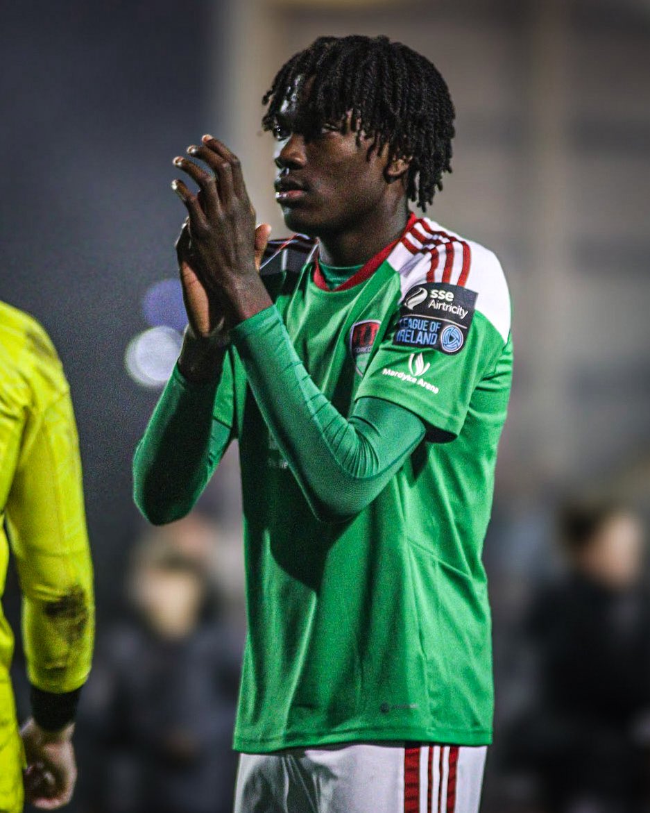 CorkCityFC's tweet photo. Huge congratulations to former City player Jaden Umeh on receiving his first @IrelandFootball Men’s National Team call up! 🇮🇪

Absolutely brilliant to see! 👏🏼 

#CCFC84 🇮🇹 https://t.co/C8xZhD5Pba