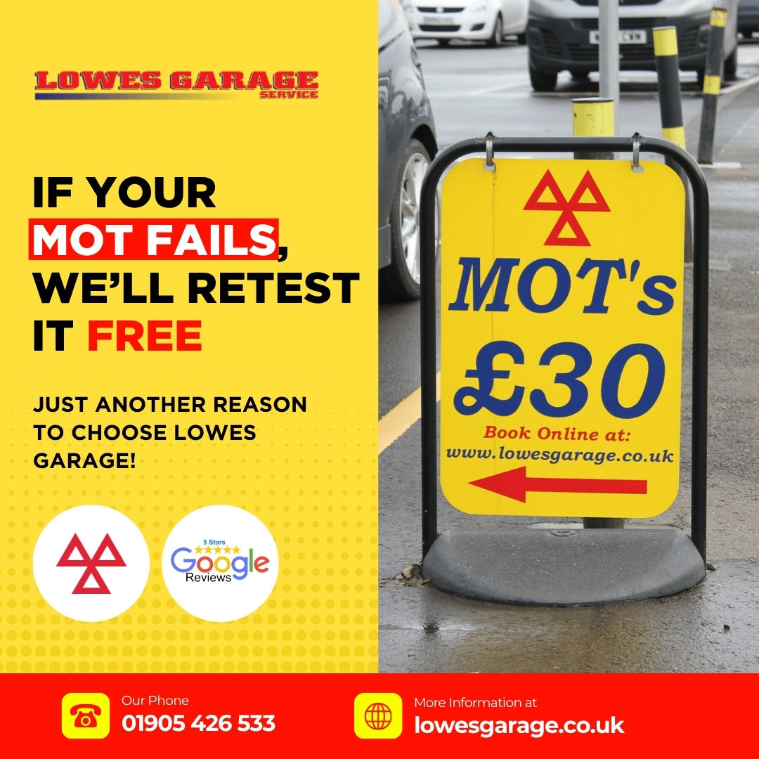 LowesGarage's tweet photo. 🚗 Free MOT Retest - Worcester

MOT didn’t go to plan? We offer a FREE retest to get you back on the road without extra cost.

✔ FREE MOT retest
✔ MOTs from £30
✔ Honest local service

📞 01905 426 533
🌐 https://t.co/6AM51Z9Pn1

#LowesGarage #MOTTest #Worcester https://t.co/J1RQLl4JN8