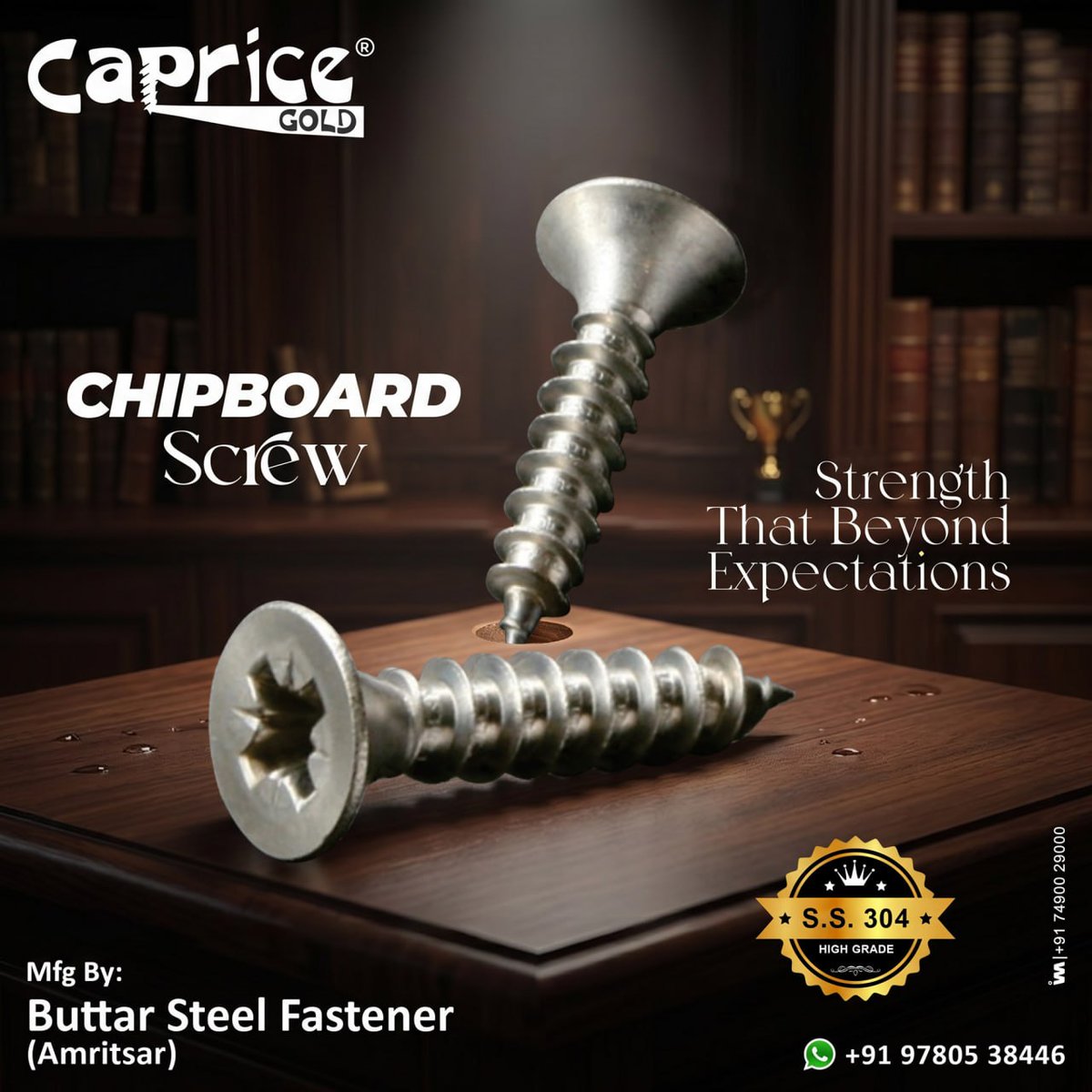 ibais_hardware's tweet photo. BUTTAR STEEL FASTENER - AMRITSAR
πMr. Harpreet Singh - +919780538446
πMr. Tajinder Singh - +919814510958
π²https://t.co/fhgLO317l2
.
#ChipboardScrew #ButtarSteelFasteners #SS304 #StainlessSteelScrews #FastenersIndia #HardwareFittings #ArchitecturalHardware
.
@ibais_hardware https://t.co/GTbhTNM60W