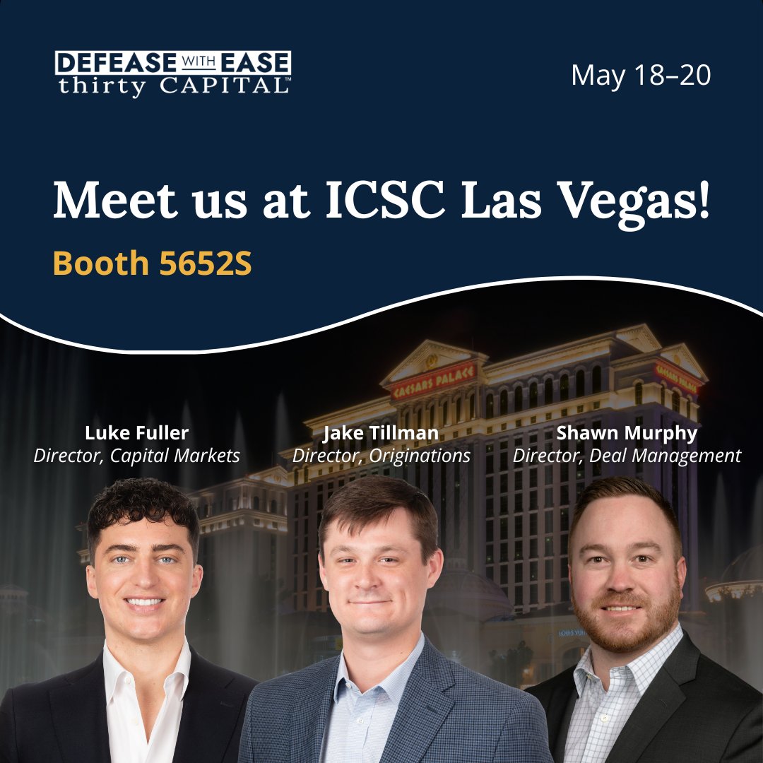 DefeaseWithEase's tweet photo. We’re gearing up for ICSC Las Vegas on May 18–20!

If you’re attending, stop by booth 5652S in the South Hall. We’d love to discuss your refinancing plans, hedging opportunities, or just catch up on what’s next for your portfolio.

#CRE #ICSC #ICSClasvegas https://t.co/A1NiGGLmUk