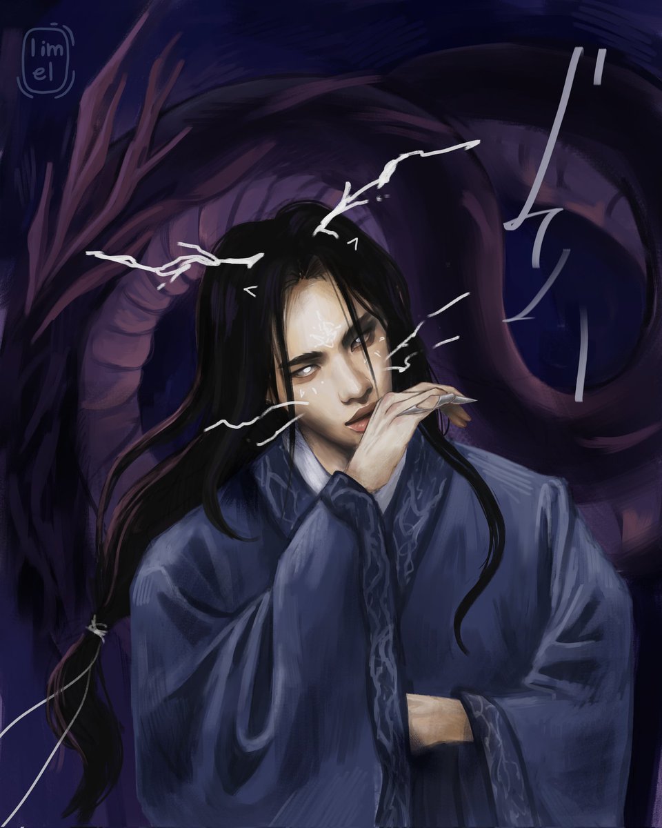 I drew this art in 2024 at DTIYS

#hyunjin #art #dragon #dtiys