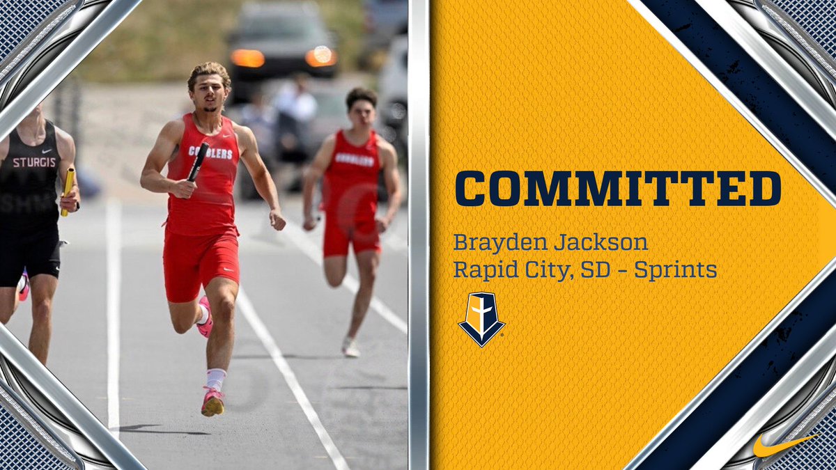 MMULancerXCTF's tweet photo. It's a great day to be a Lancer! Brayden Jackson commits to Mount Marty Track &amp; Field. A talented athlete doing both Football and Sprints! Welcome to the family, Brayden!

#GoLancers https://t.co/hmpASipKvW