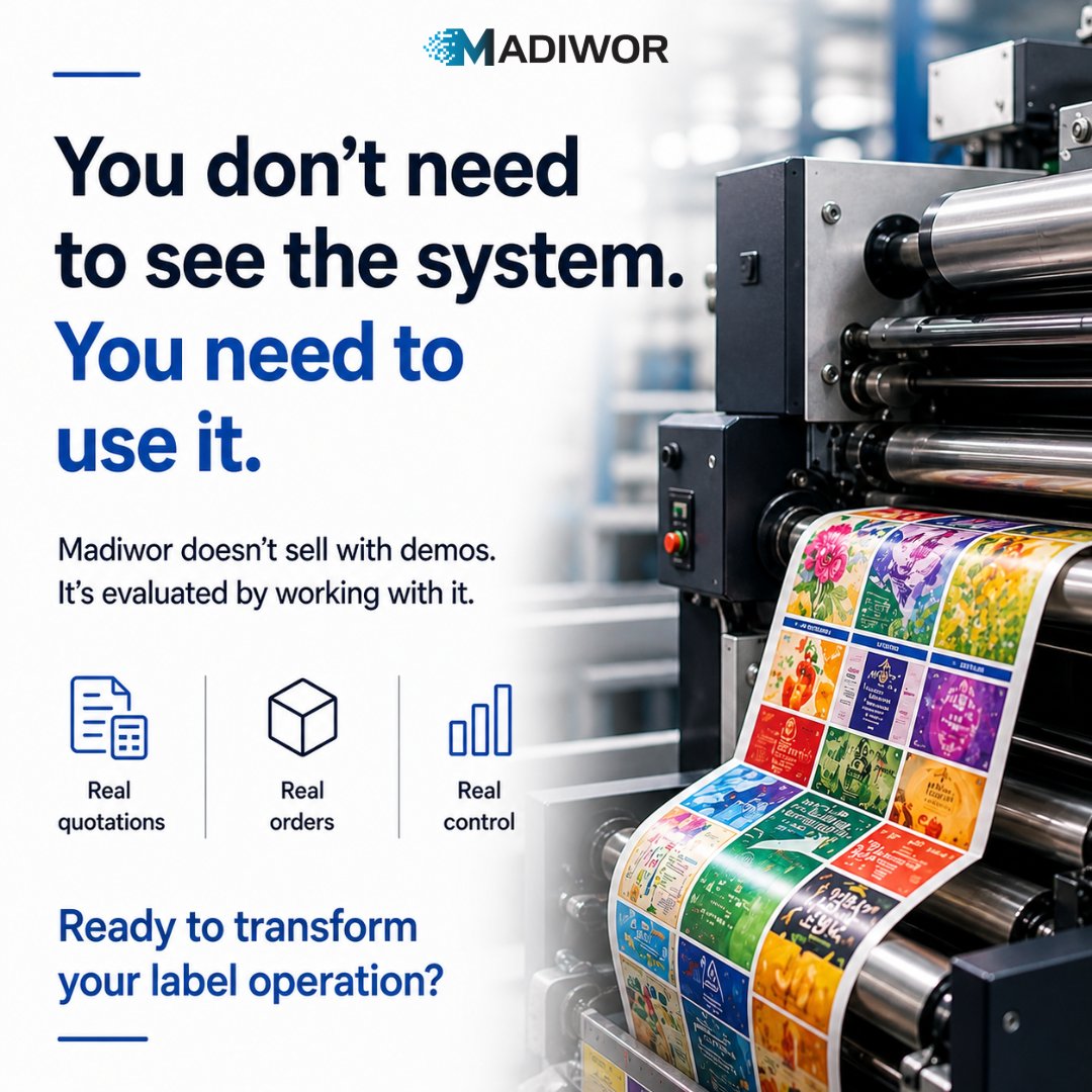 MadiworSoftware's tweet photo. Traditional systems need demos.

Cloud systems like Madiwor can be tested working.

✔ Real jobs
✔ Real control

No demos. Just results.

🔗 https://t.co/Lbxx6Fg6OM https://t.co/MBp1mXiJf3