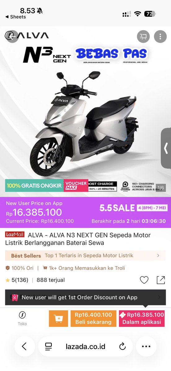 tiarmihara's tweet photo. Barang Wajib Checkout ini nih yang bikin gue jadi makin kalap belanja, serius, Lazada 5.5 Sale bahaya banget 😭🛒 https://t.co/lMVsUKkdm8? https://t.co/9roSWItJ1g
