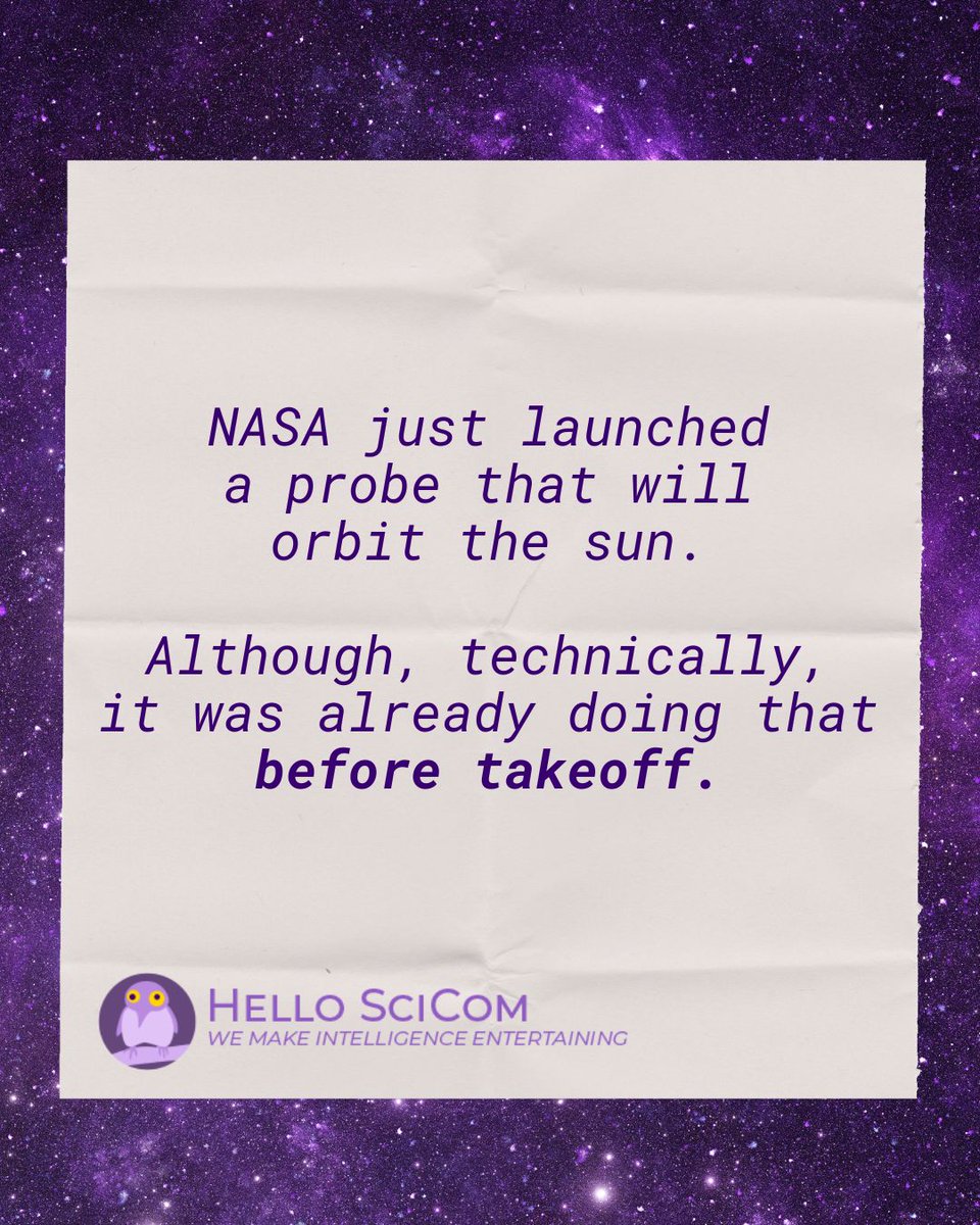 HelloSciCom's tweet image. Even @NASA has to pad their resume.

#ScienceComedy #SciComm #ScienceCommunication #STEMComedy #Edutainment #ScienceHumor #ScienceNews #NASA #AstronomyHumor

SOURCE: tinyurl.com/3dctnxwp