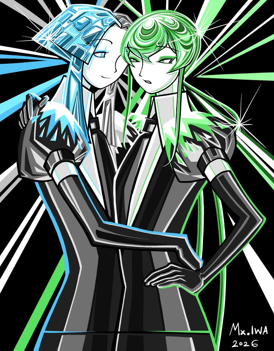Euclase &amp; Jade 💙💚 for #comifuro22 #cf22 #comifuro22catalogue #宝石の国