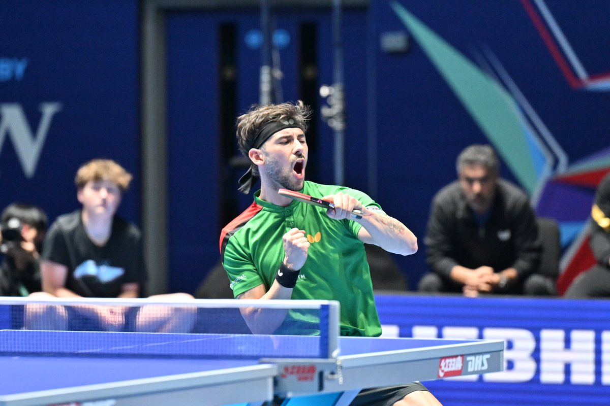 世界卓球2026ロンドン 現地速報 男子団体決勝トーナメント1回戦 ポルトガル 3-0 エジプト フレイタス 3(5,6,8)0 アブデル ...