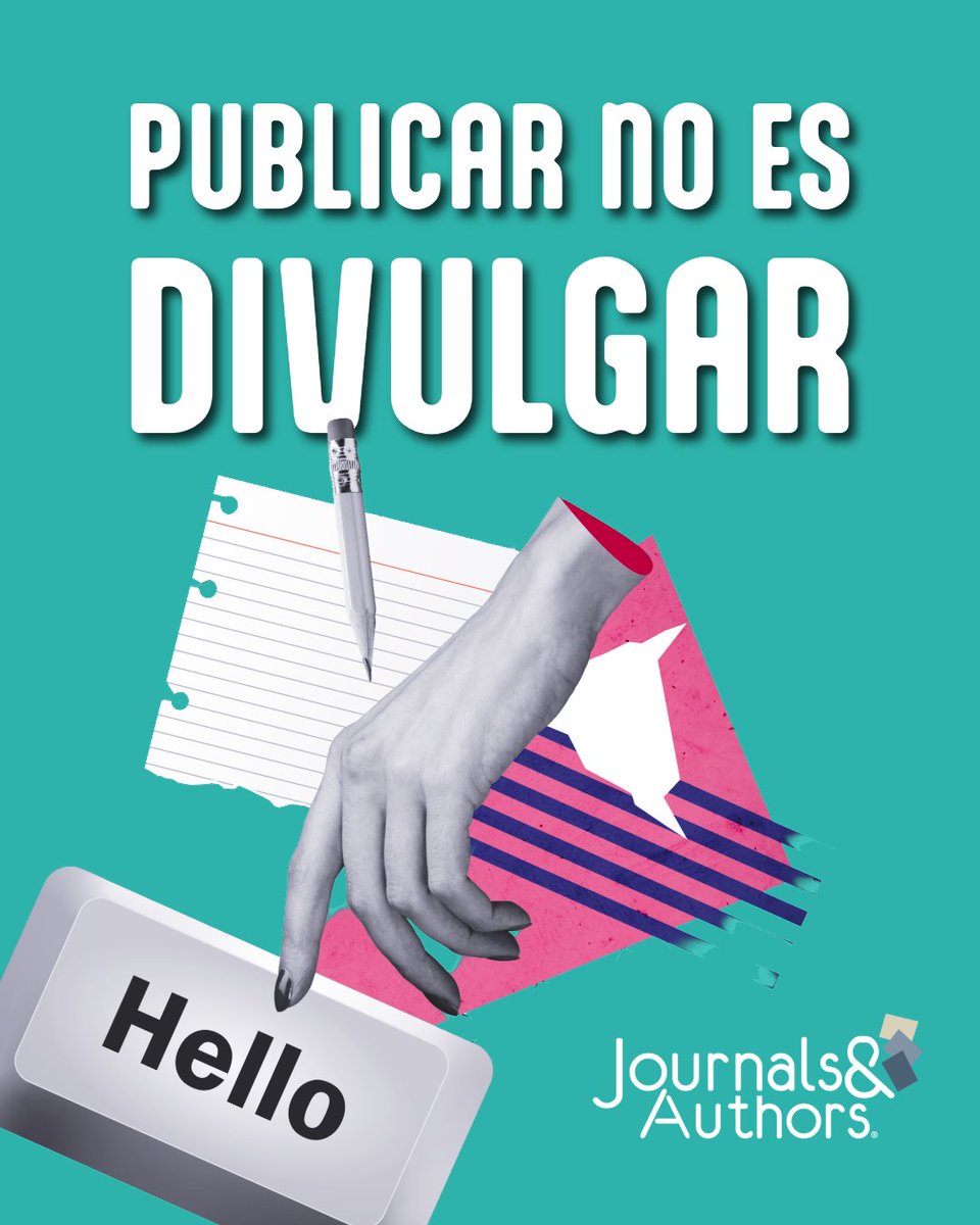 Journals & Authors - Comunica la ciencia tweet media