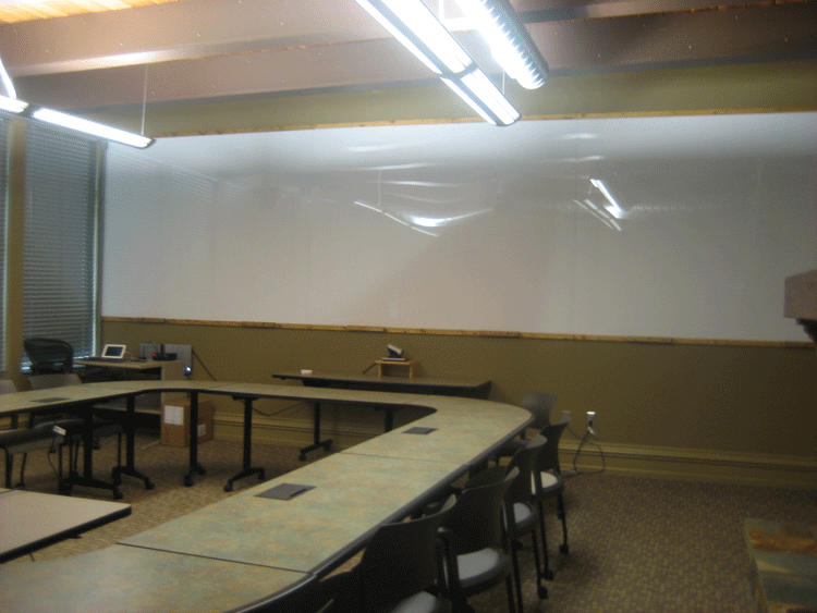 GooSystems's tweet photo. A projection screen and a dry-erase board?

Black Hills Energy used Goo Systems to create a dual-purpose surface—no hot-spotting, sharp visuals, and clean dry-erase.

Smart, practical, efficient. #AVTech https://t.co/UfmOorm17E