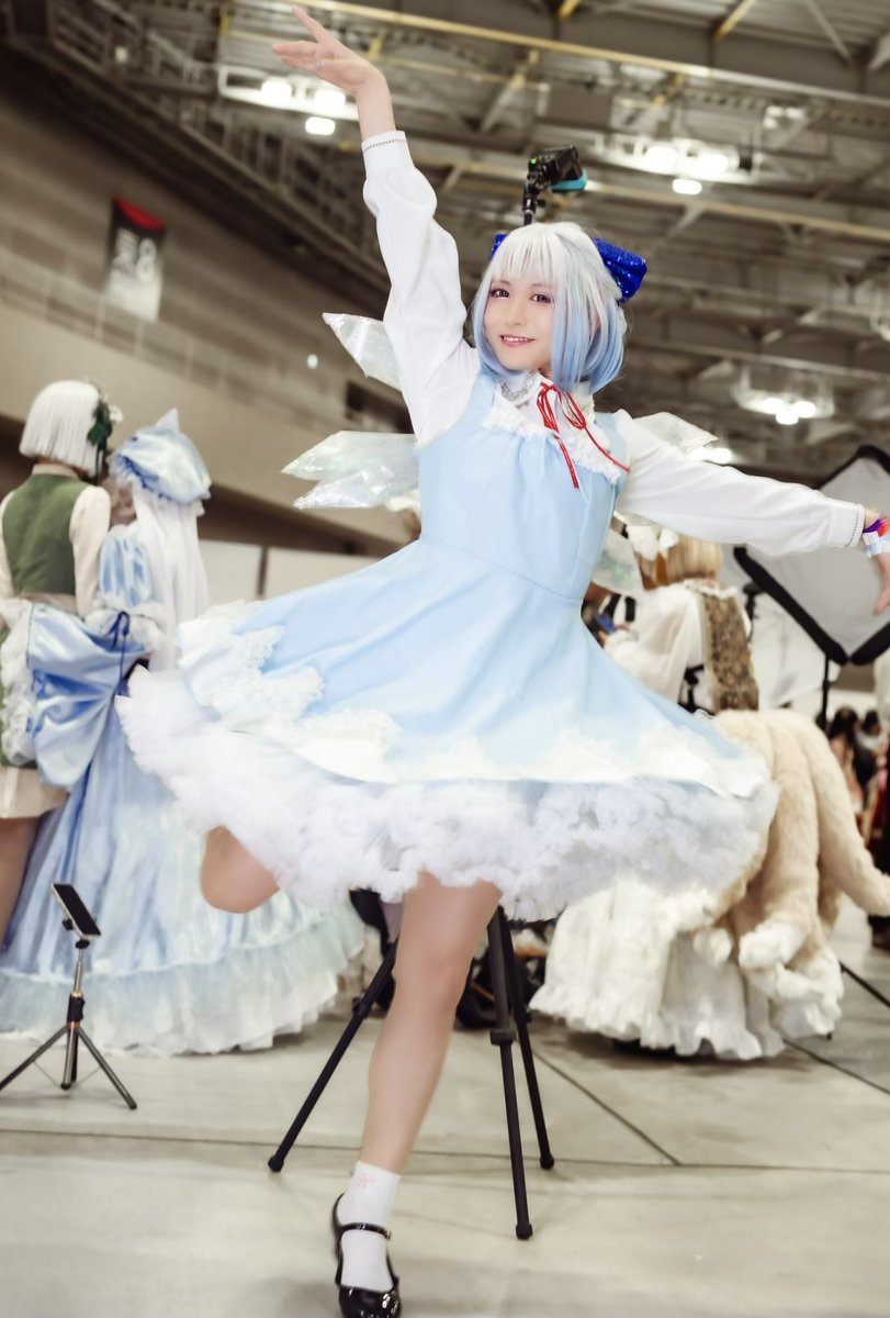 shr9112's tweet photo. #こどもの日
こどもの日はチルノちゃんをあげていいそうなので💃♪

cosplay
東方project チルノ
photo @R35180kai 様
#例大祭23 https://t.co/iTV9KIuuDE