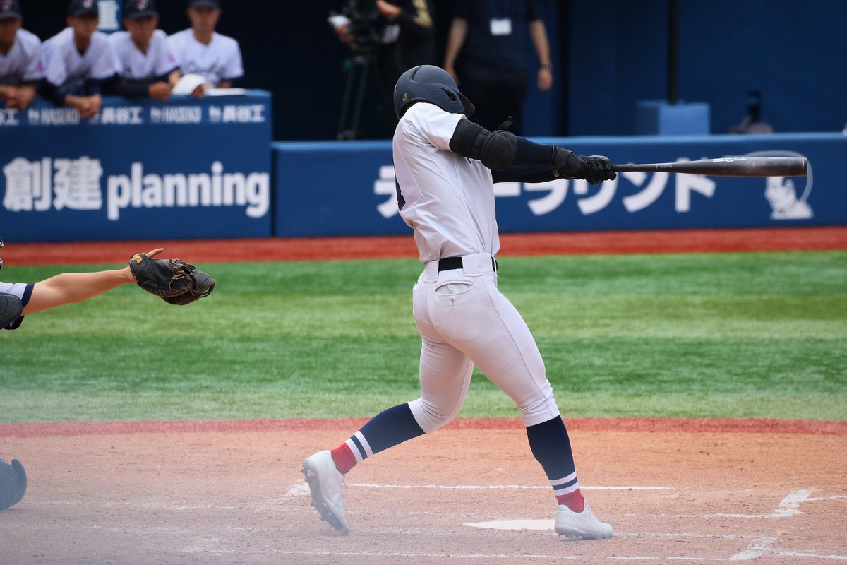 dabashi0810's tweet photo. 2026/5/3

令和8年神奈川県高等学校野球春季大会

横浜スタジアム

決勝

vs横浜創学館高校

田島 陽翔 2年 （武蔵嵐山ボーイズ）

#高校野球 #横浜高校 #田島陽翔 https://t.co/uKxWKWksSf