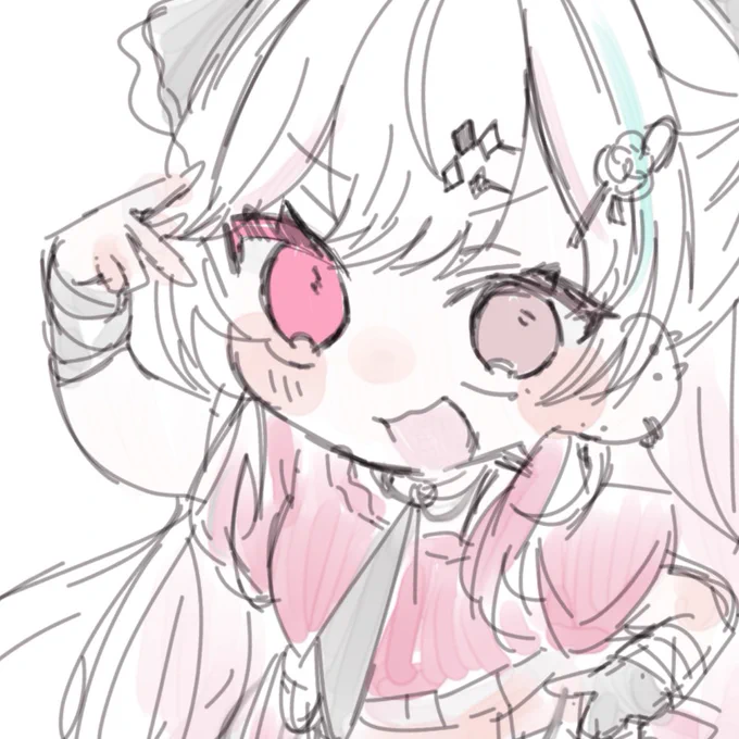 初描き