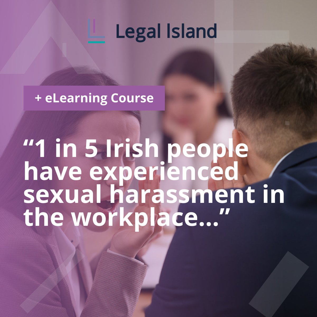 legalisland's tweet photo. 1 in 5 workers in Ireland have experienced sexual harassment.

A policy alone won’t protect your organisation - training matters.

Are your staff equipped, or are you exposed?

NI: https://t.co/aWQfMndw7K
ROI: https://t.co/UevOKwLo3A https://t.co/U2PPJO934j
