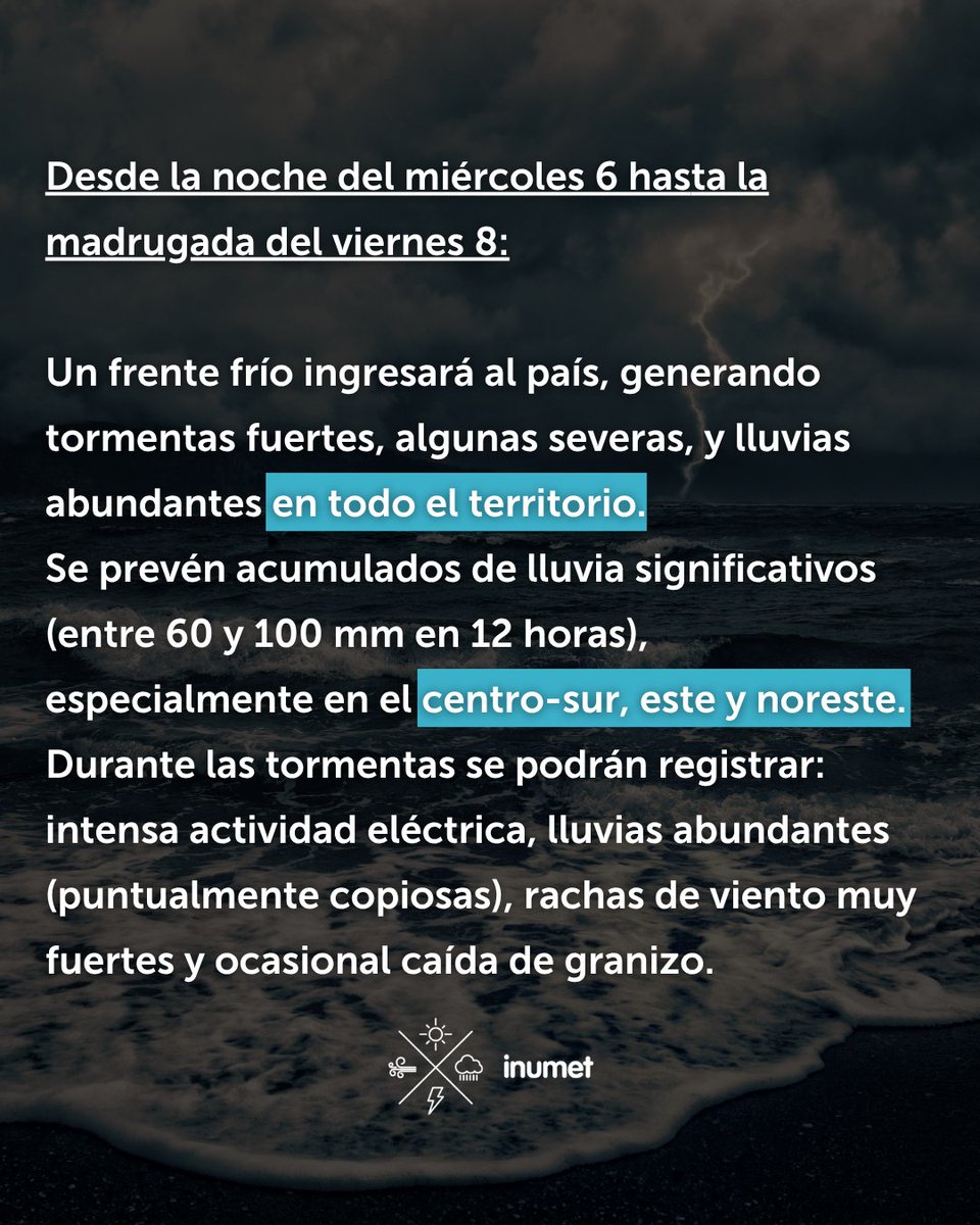 Instituto Uruguayo de Meteorología tweet media