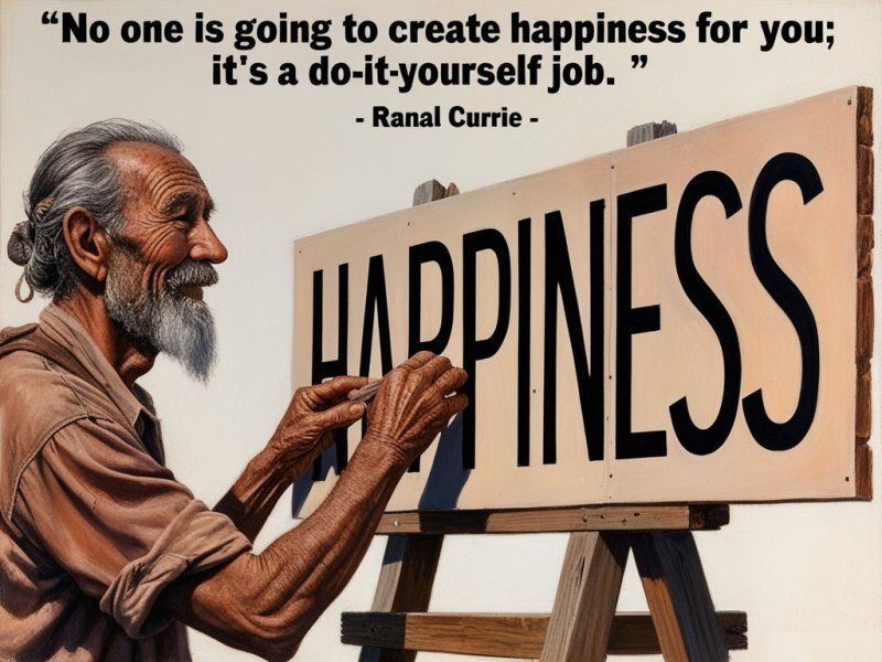 Ranal55's tweet image. No one is going to create happiness for you; it's a do-it-yourself job.
 
#quote #quotesmith55 #happiness #TuesdayTreasure