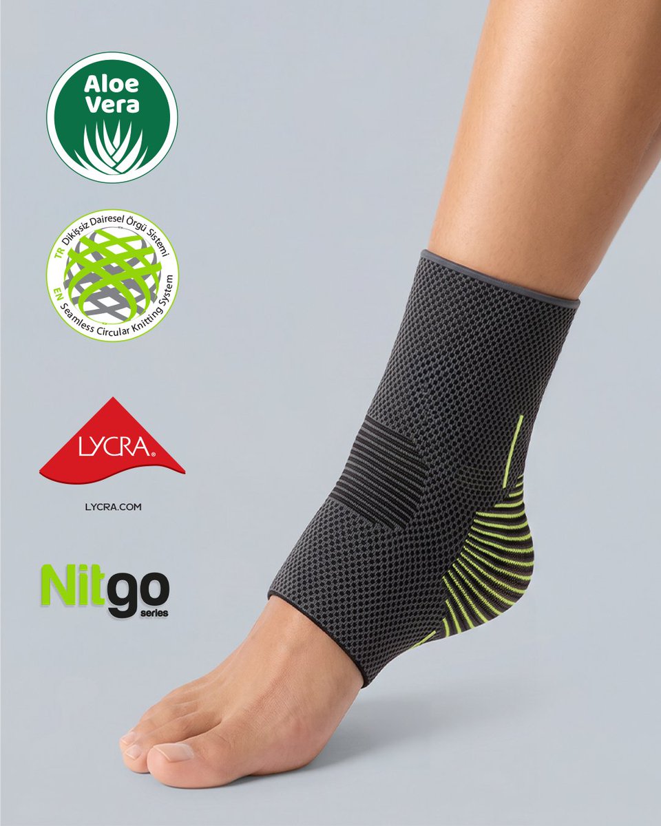 Variteks's tweet photo. REF 456 #Nitgo Knitted Malleol Ankle Support

#YouMustGoOn #Medical #anklesupport #anklebrace #orthopedics

REF 456 #Nitgo Örme Malleol Destekli Ayak Bilekliği

#Variteks #DevamEtmelisin #Medikal #Ortopedi #ayakbilekağrısı #ayakbilekliği #AloeVera https://t.co/MnRK8n0Tit