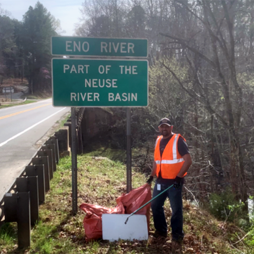 OCNCGOV's tweet photo. A new StoryMap from Sustainable Carolina highlights Orange County Creek Week, featuring DEAPR staff Wesley Poole and Abby Mattingly. Now in its fifth year, Creek Week celebrates local waterways through cleanups, a BioThon, and more: https://t.co/ZxZ5ff2M2l https://t.co/9jucgF5ahF