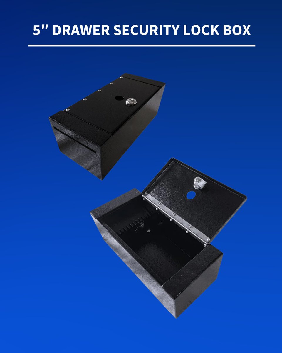 TheSecStation's tweet photo. Keep valuables secure with our heavy-duty Security Lock Box! It features a uniquely keyed lock for maximum security and large slot for cash, checks, and tickets. 💰 

LockBox #BusinessSecurity #VenueManagement #EventSecurity  #FrontDeskSecurity #TheSecurityStation️🛡️ https://t.co/9YPppytsJk