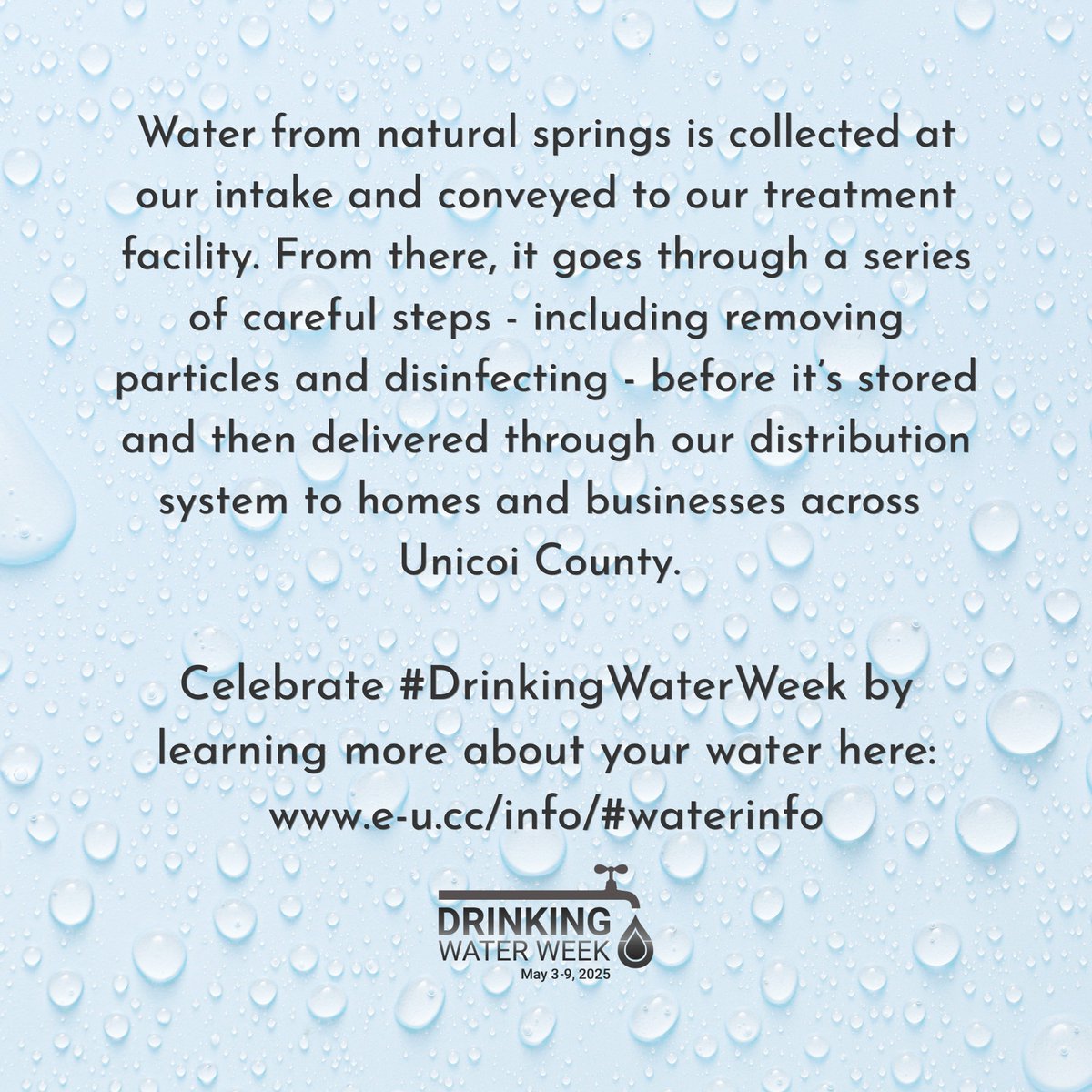 ErwinUtilities's tweet photo. #DrinkingWaterWeek 💧 https://t.co/KFwaKc5Mfu