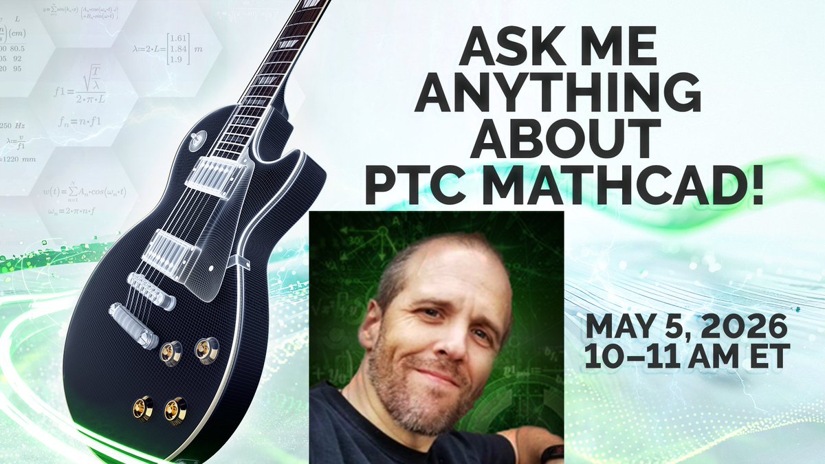 ptc_mathcad's tweet photo. Our Mathcad AMA is happening right now! Come to PTC Community and ask your Mathcad questions during this event: https://t.co/m2n230up3t https://t.co/sObRSnXmq9