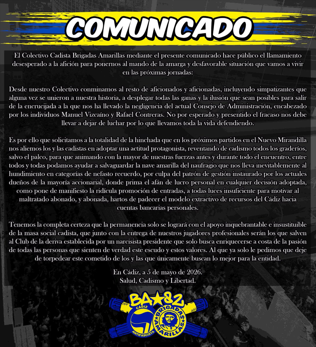Brigadas Amarillas tweet media