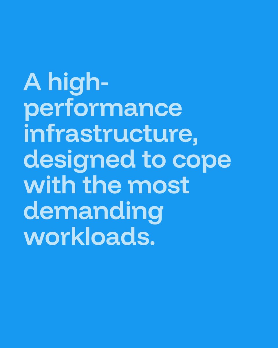 OVHcloud's tweet photo. OVHcloud #Scale servers adapt to your most demanding workloads! 🌐

• High-density #virtualisation and VDI
• #HPC and high-performance computing
• Databases &amp; data workloads
• Blockchain and distributed computing
Intel Xeon 6 or AMD EPYC 9005 Series CPUs

#DedicatedServer
