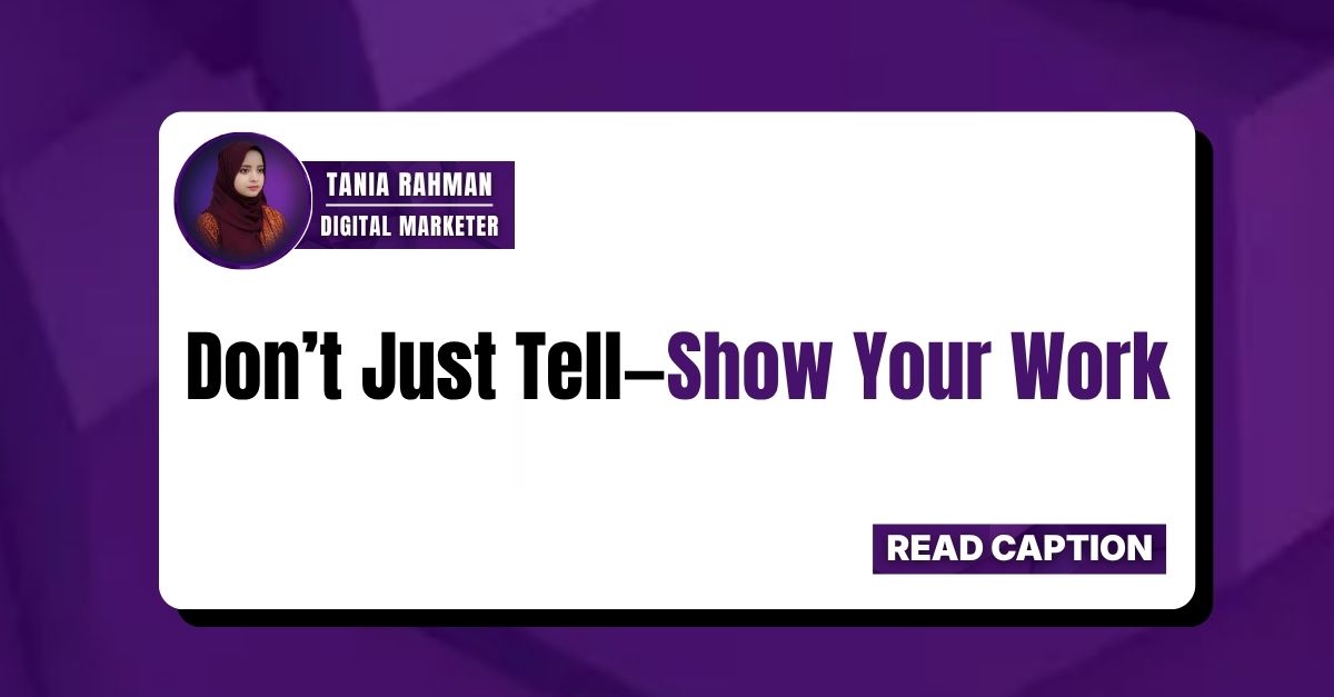 TaniaRahmanX's tweet image. Getting clients is not just about having skills—
it’s about how 𝐲𝐨𝐮 𝐩𝐫𝐞𝐬𝐞𝐧𝐭 𝐭𝐡𝐞𝐦.

A strong proposal doesn’t talk about you only—
it focuses on the client’s problem and solution.

#ContentWriting #Freelancing #ClientWork #ProposalWriting