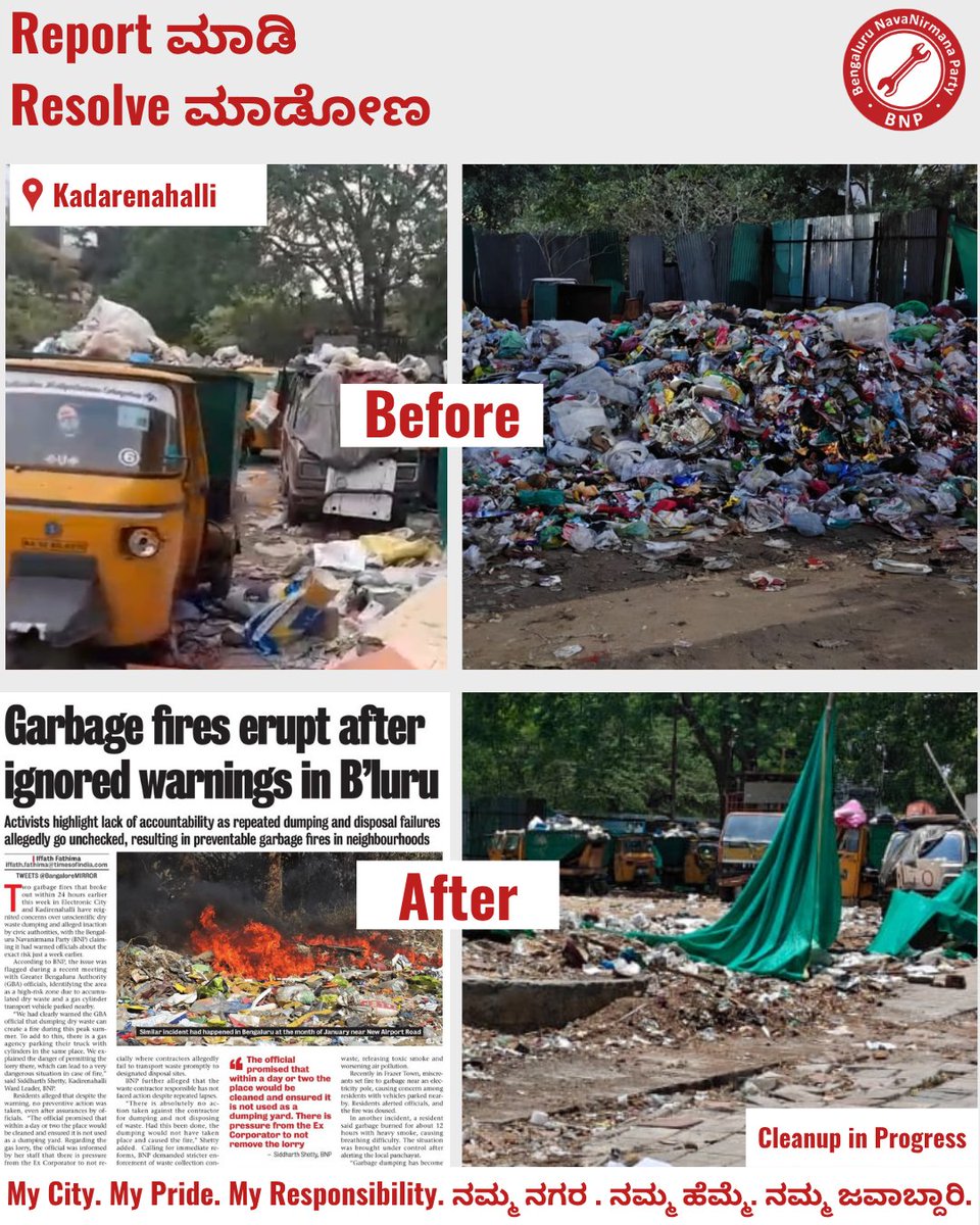 Bengaluru NavaNirmana Party (BNP) tweet media