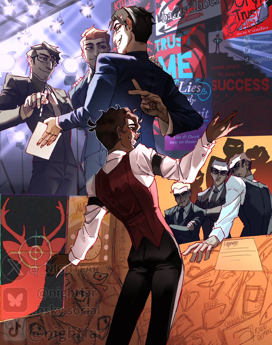 _NIGHTFAR_'s tweet image. #vincentwhittman #alastor #murdermedia 
Repost of old art