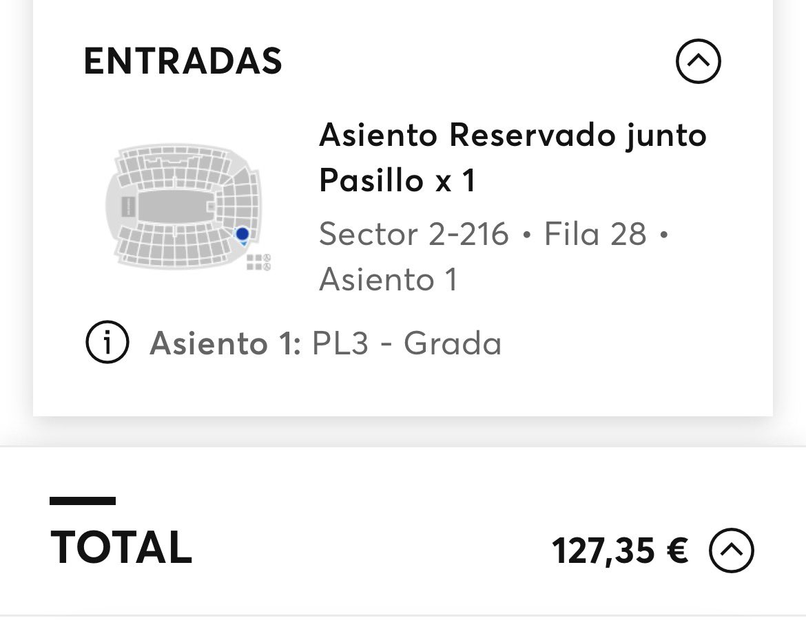 130€ por una entrada en la última fila de un arena. NO me vais a vender la puta moto. seguid estafando a la gente <a href="/LiveNationES/">Live Nation España</a> <a href="/TicketmasterES/">Ticketmaster España</a>