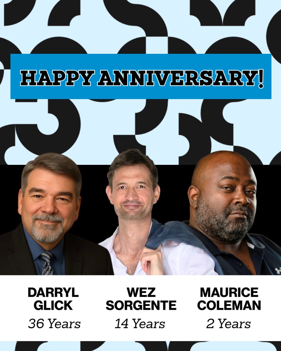 DaleMidAtlantic's tweet photo. Happy anniversary to these incredible members of our Dale Carnegie team! 🎉

Darryl, Wez, and Maurice—your dedication to developing others has made a lasting impact over the years. We’re proud to celebrate you and grateful for everything you contribute to our team! https://t.co/aZz3mANB7J