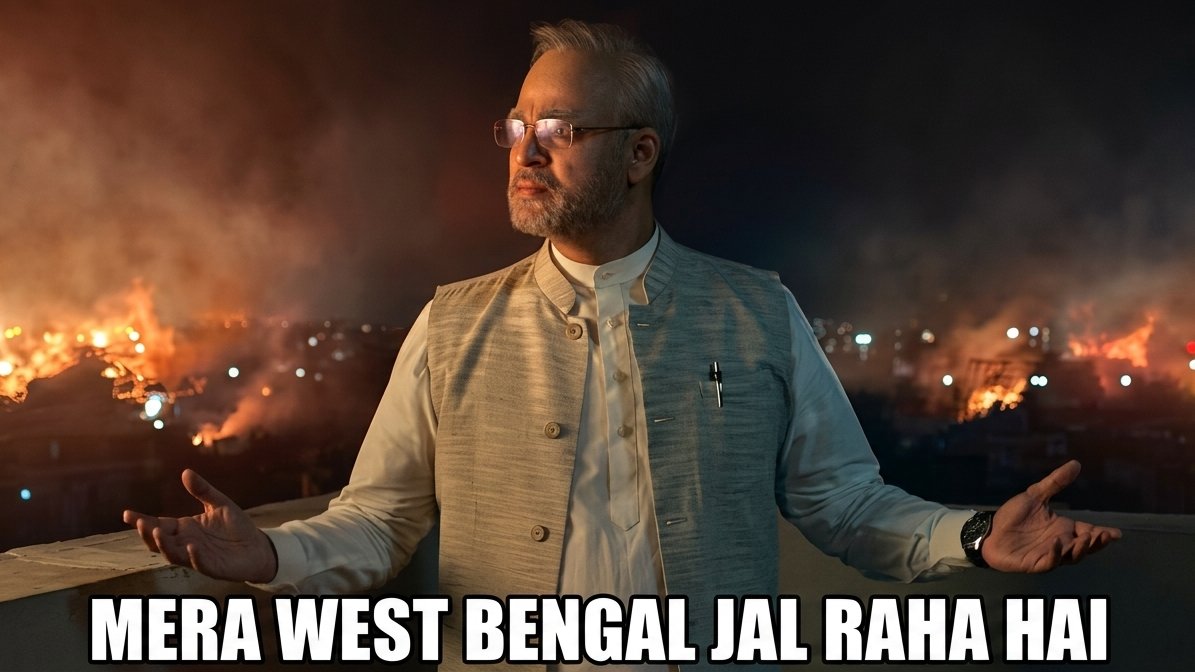Central govt - BJP
State govt - BJP
Police under - BJP
CAPF under - BJP
Violence done by - BJP

So, who will control the violence?