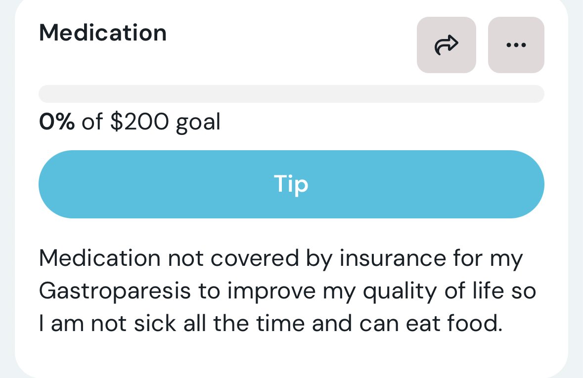 MoonlitSalem's tweet photo. I made a goal so I could afford my medication that’s supposed to help my paralyzed stomach.
its not FDA approved here so it isn’t covered by insurance. I got it approved specially so I can obtain it for my disease but I currently can’t afford to pay for it.

Please consider donating if you can. I need to collect the money by today or tomorrow so I can buy it and so it can be shipped. I’m tired of being sick.

-> https://t.co/XxctJv62Jn