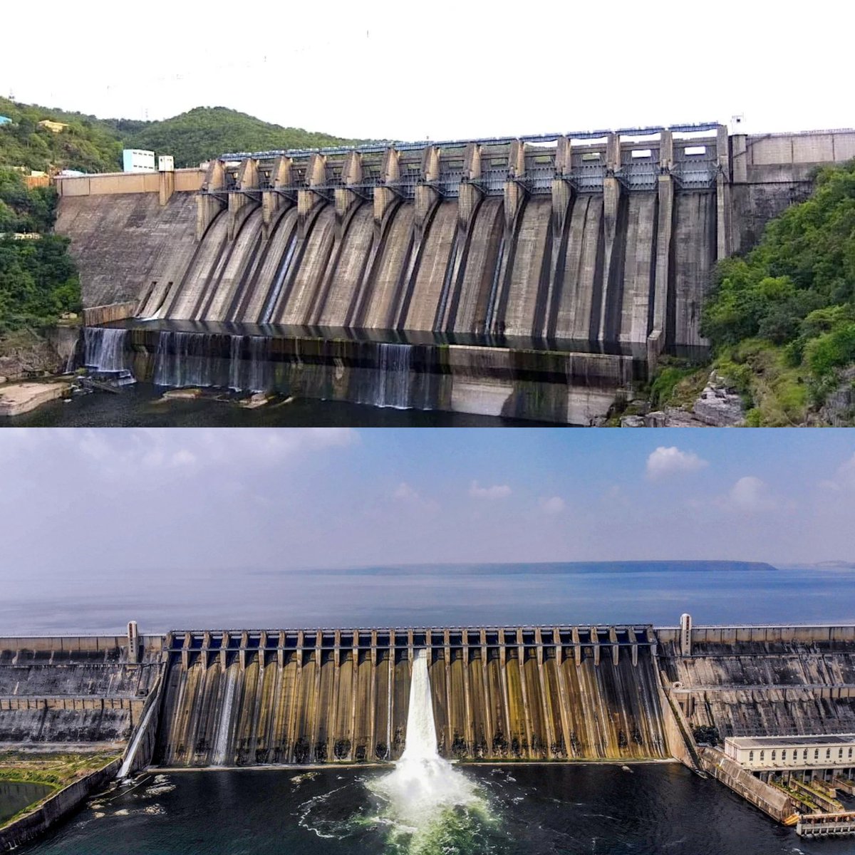 HiKollapur's tweet image. మన్నుతిన్న కృష్ణమ్మ!

210 టీఎంసీల మేర పూడికతో నిండిన శ్రీశైలం, నాగార్జున సాగర్ జలాశయాలు, ఇంజనీరింగ్ నిపుణుల సర్వేలో విస్తుపోయే నిజాలు.. మరో 30 సంవత్సరాలలో మిగిలేది మన్నే.

శ్రీశైలం జలాశయం యొక్క పూర్తి సామర్థ్యం 308 టీఎంసీలు కాగా పూడికతో 122 టీఎంసీలు తగ్గిపోయి ప్రస్తుతం నిల్వ