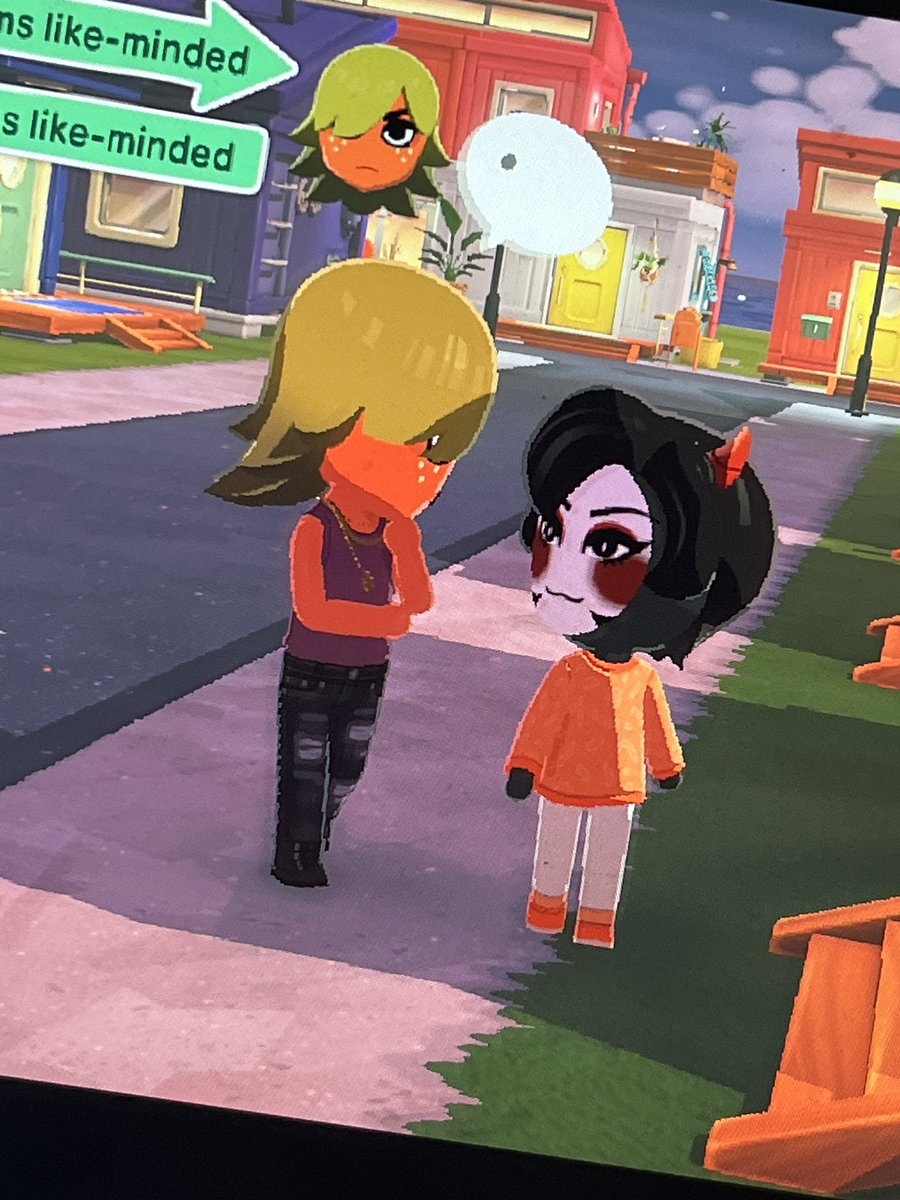 strawbthighs's tweet image. sys and psys on tomodachi life #awesomeness