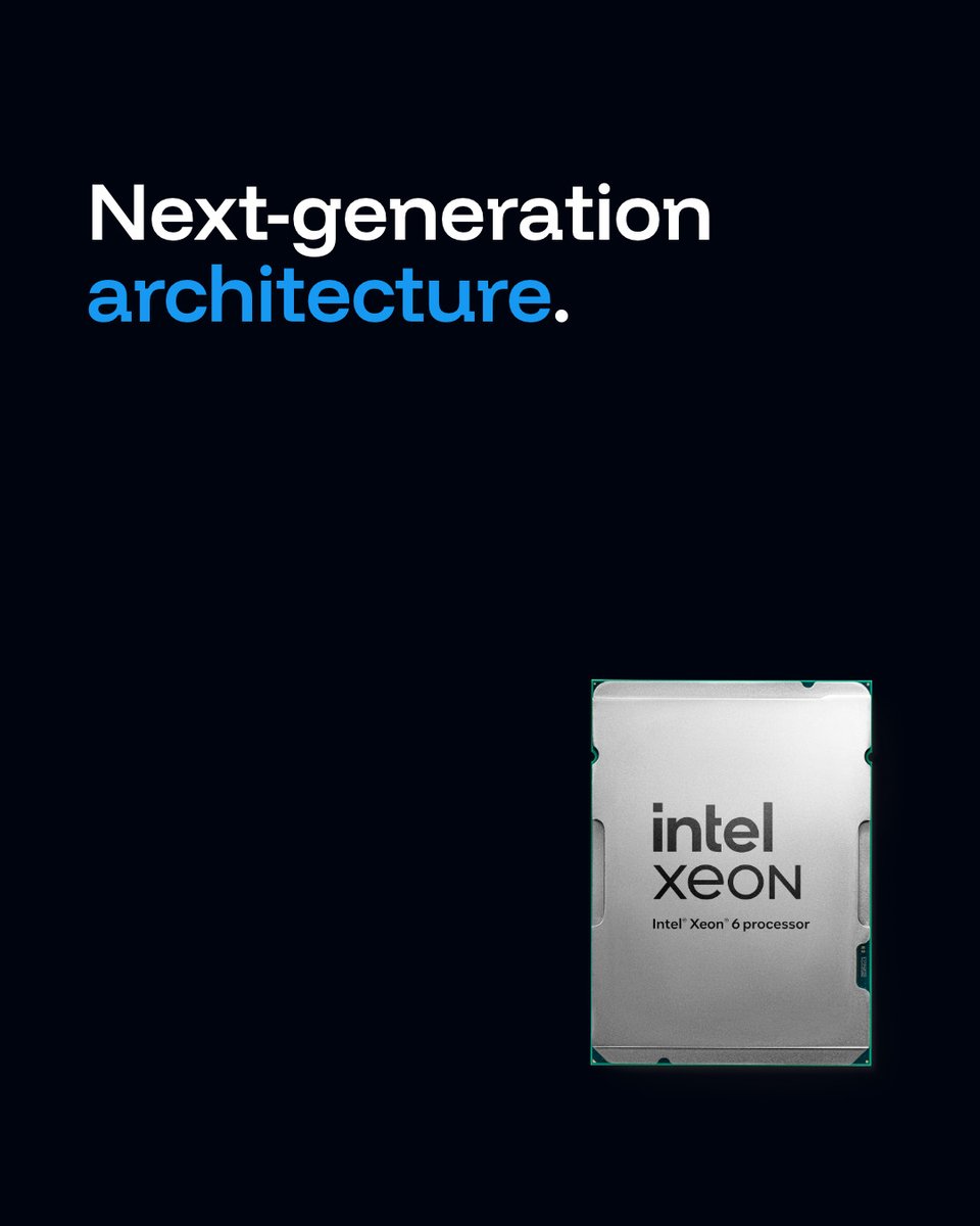 OVHcloud's tweet photo. OVHcloud #Scale servers adapt to your most demanding workloads! 🌐

• High-density #virtualisation and VDI
• #HPC and high-performance computing
• Databases &amp; data workloads
• Blockchain and distributed computing
Intel Xeon 6 or AMD EPYC 9005 Series CPUs

#DedicatedServer