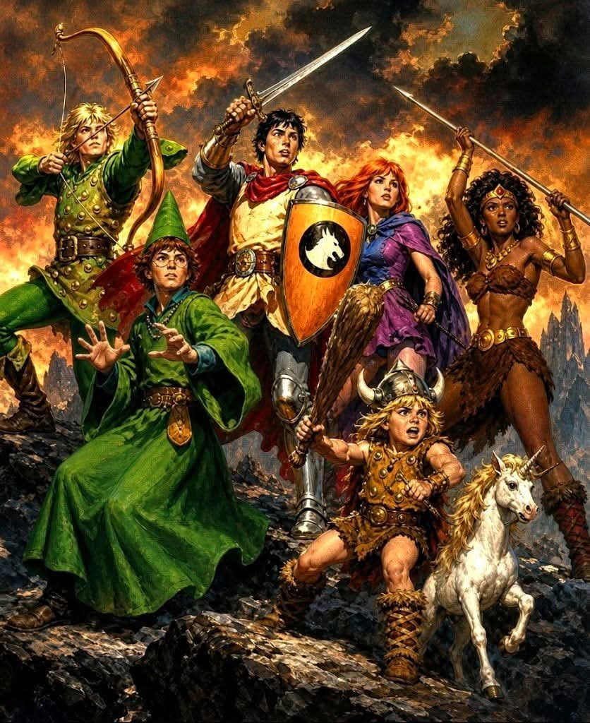 BallerToy1327's tweet image. Dungeons &amp;amp; Dragons. #DND a newer look from a classic #1980s cartoon