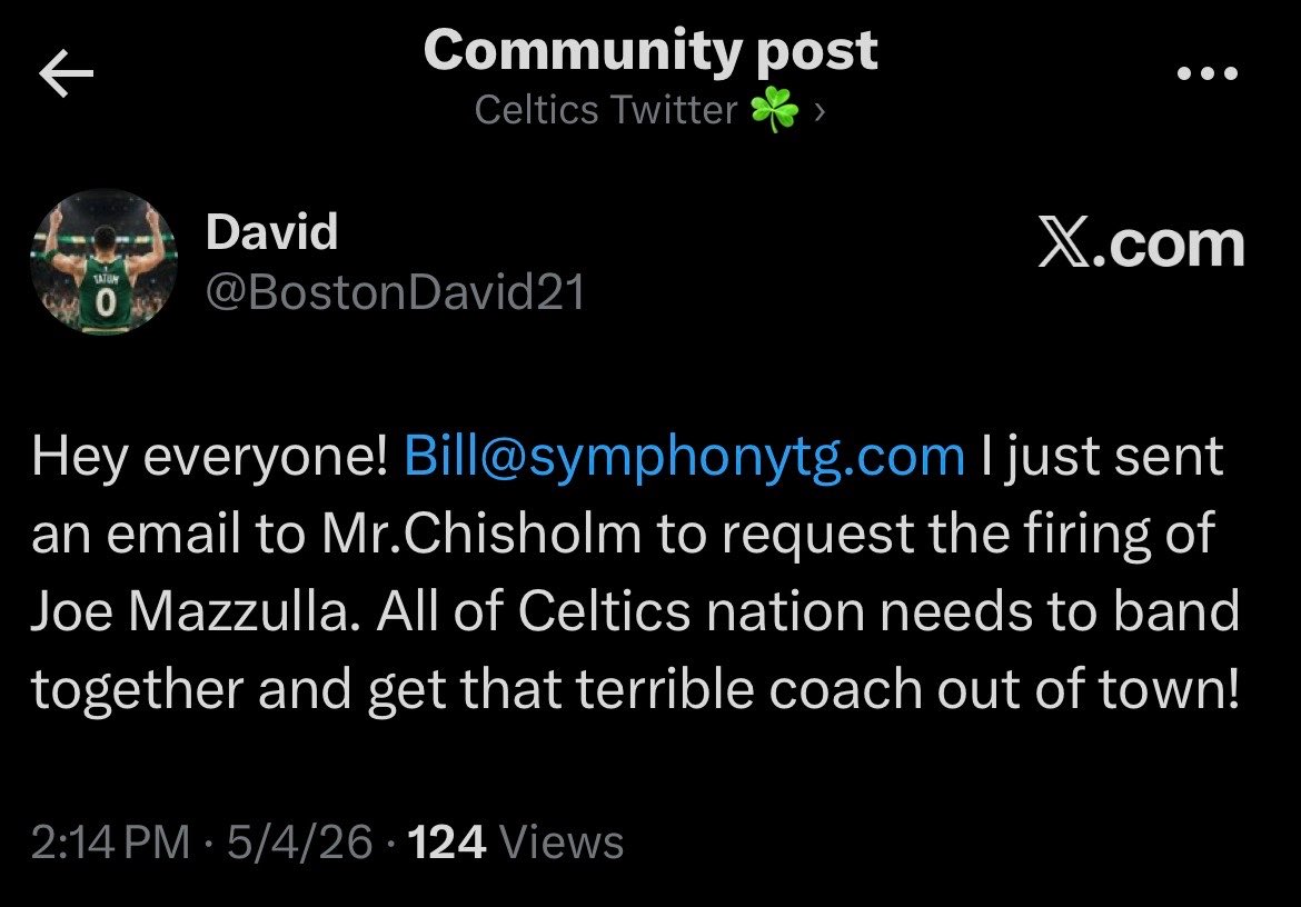 The only offseason changes we need to make is trading this dumbass fanbase