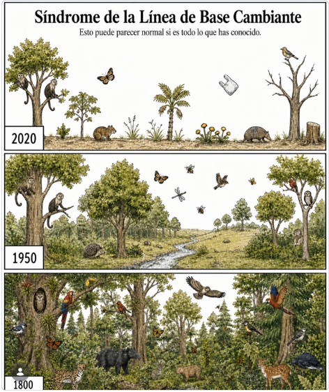 DANK_sia's tweet photo. #Antropocentrismo
#Ecologismo 

El problema no es solo que la naturaleza se esté perdiendo. El problema es que estamos olvidando cómo era.

Cada generación crece en un paisaje más degradado que la anterior, pero lo percibe como “normal” porque no conoció otra cosa. https://t.co/2vTsL6gziG