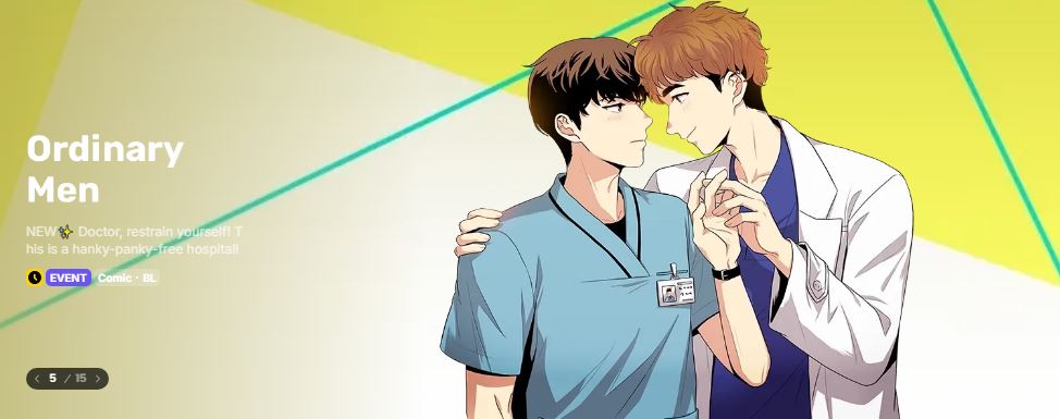 crisp_canvas's tweet photo. <보통남남>, TAPAS(타파스) 오픈🥳
🏥Hello, <Ordinary Men> is now available on TAPAS 😘
👉https://t.co/P0vylsrkUh https://t.co/bW3XOjzeF6