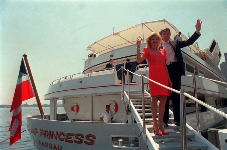 RetroCoast's tweet image. Trump Princess
In 1987 Donald Trump bought the most opulent yacht in the world from the Sultan of Brunei for $30 million

He used the yacht to entertain high rollers at the Trump Taj Mahal casino in Atlantic City #1980s