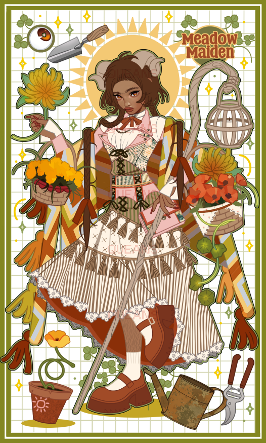 Queeans's tweet photo. Meadow Maiden Adopt Auction 🌼🐏🌼! Link below #adopt https://t.co/etRVZl88Sh