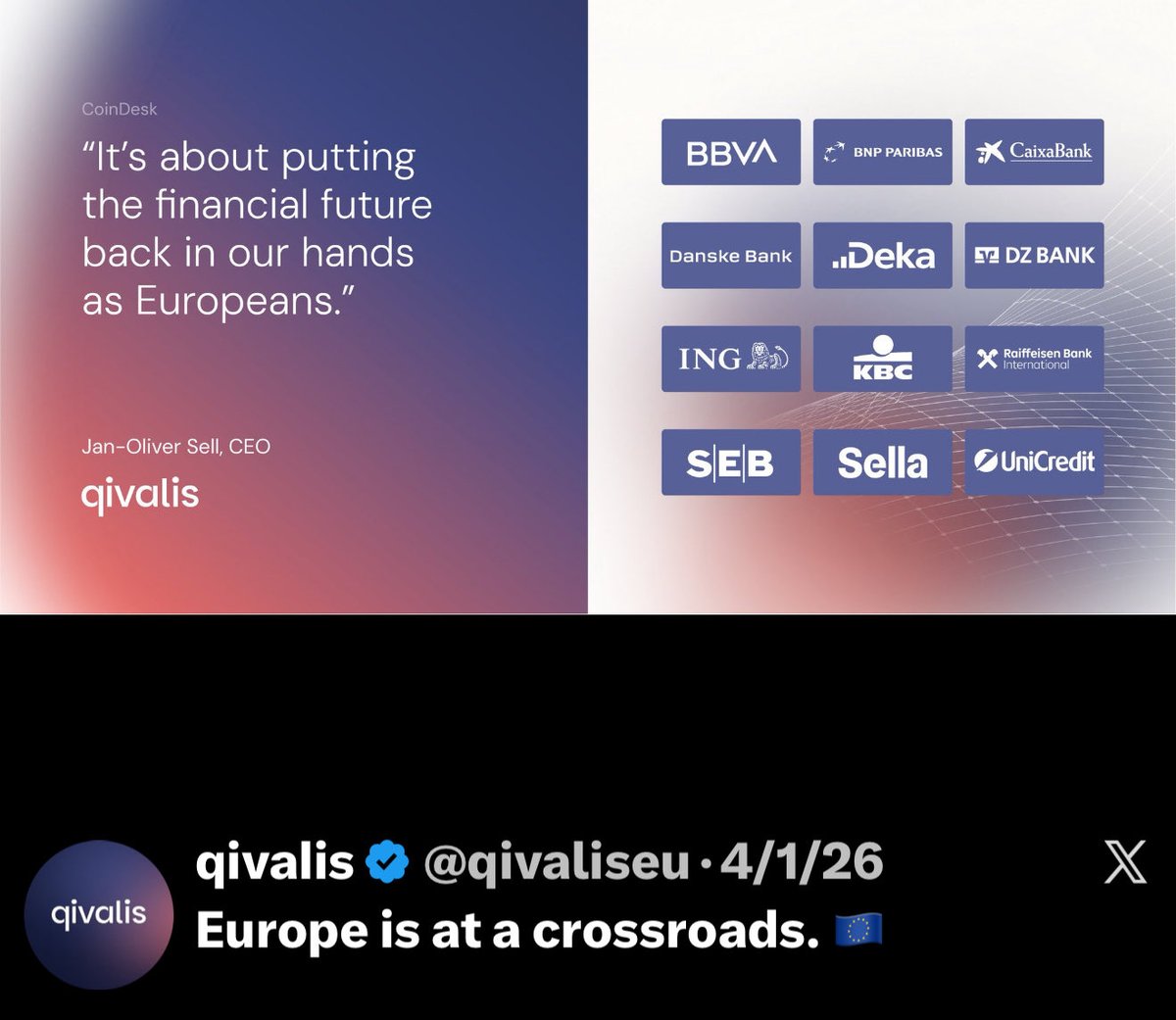 Francis73leal's tweet photo. Digital Euro Association, Pontes Pilot and Appia Roadmap. All-unity(with Stellar) and Qivalis.🤔 RL1 (regulated layer 1) #pontes #appia #ecb #allunity #stellar #rwa #tokenization #stablecoin #wholesale #xlm https://t.co/02AAeoooaN
