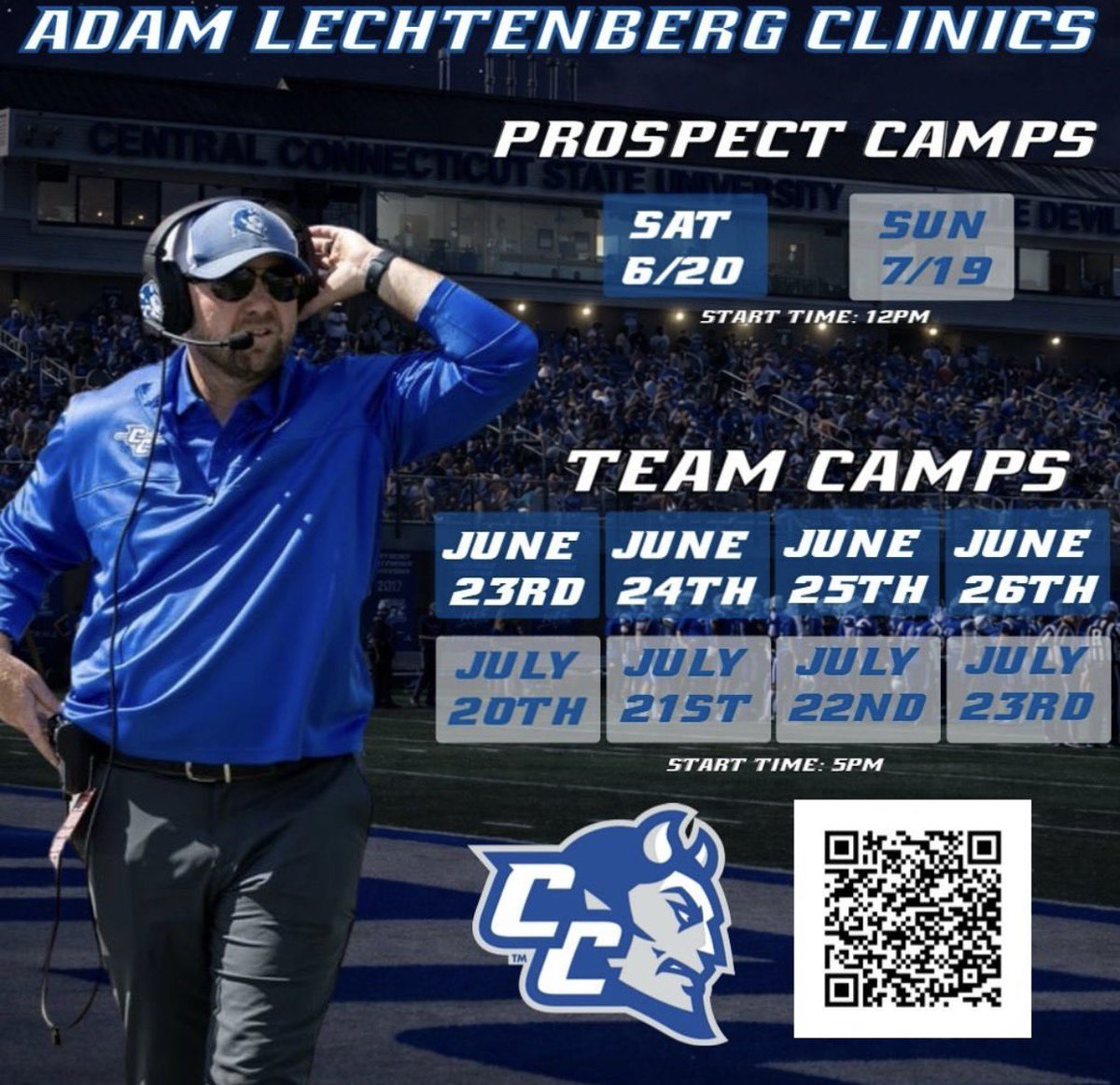 angelmil05's tweet photo. Thank you for the invite @RonDiGravio @CCSU @BlSasknights https://t.co/xGyir3L4gA