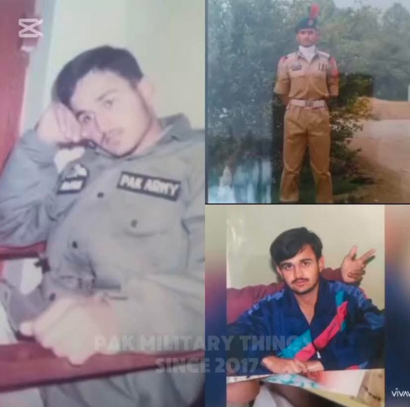 Today is 31st shahadat anniversary of Capt Nasar Ullah Awan Shaheed

85L/C ex 23Cav/35PR 🇵🇰
24 JCB
Only Son

On 05 May 1995, he embraced martyrdom while serving at Siachen.

#Lahuukiroshni #pakarmy #pmt