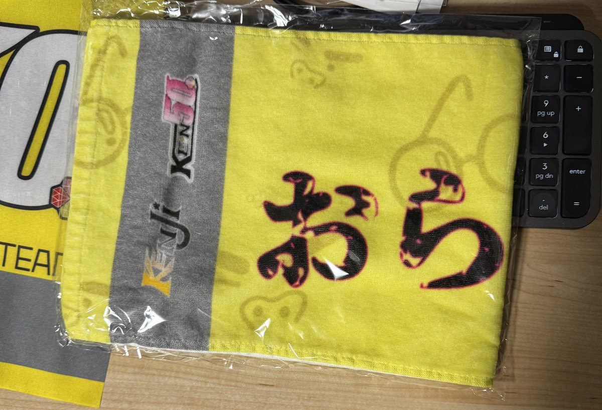 5月3日TEAMけんけん KCSプラクティスパーティーで応援フラッグとタオル