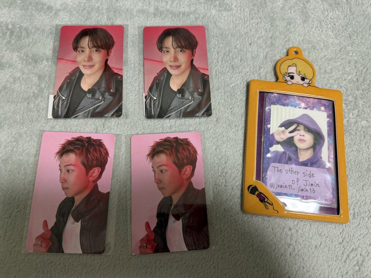 【#BTS交換】【#BTSトレカ交換】

BTS ARIRANG アリラン
購入特典トレカ ラキドロ

譲｜RM SUGA j-hope V
ナム　ユンギ　ホビ　テテ

求｜Jimin ジミン

同種優先、異種も検討します！
封入は求めていません🙇‍♀️

同日発送（普通郵便）
硬質ケース＋防水

交換可能な方いましたら
リプまたはDMください！
