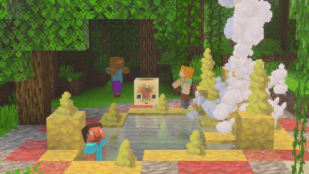 Minecraft tweet media